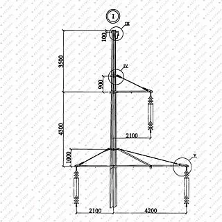 Многогранная опора ПМ110-1