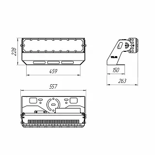 Прожектор VL-PRIME 300-01-К20-5К (90RA)